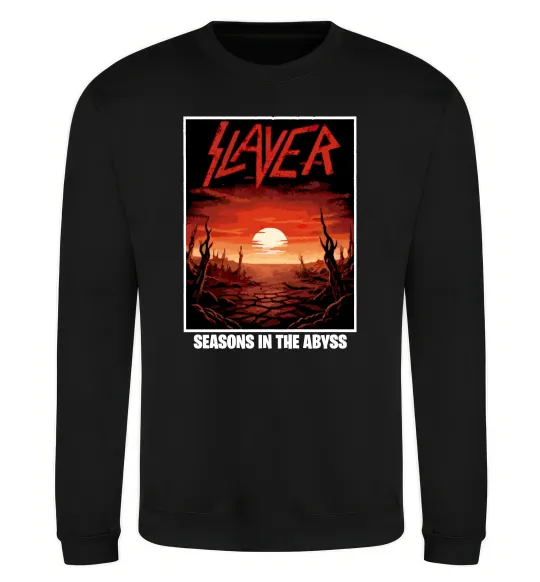 Світшот Slayer season in the Abyss Чорний фото