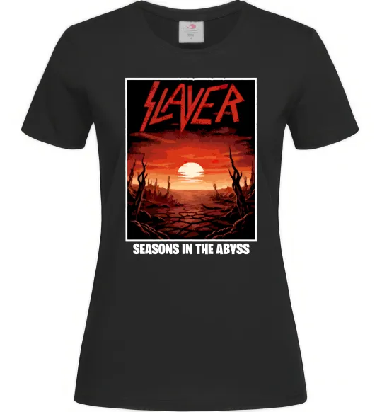 Жіноча футболка Slayer season in the Abyss Чорний фото