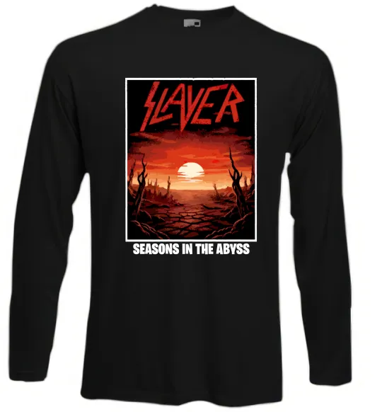 Лонгслив Slayer season in the Abyss Черный фото