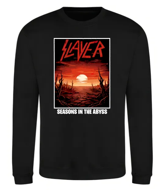Світшот Slayer season in the Abyss Чорний фото