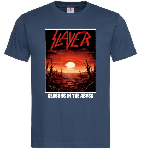 Чоловіча футболка Slayer season in the Abyss Темно-синій фото