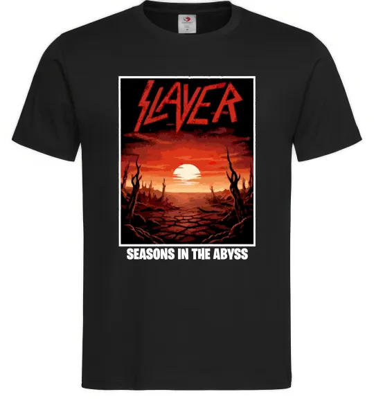 Чоловіча футболка Slayer season in the Abyss Чорний фото
