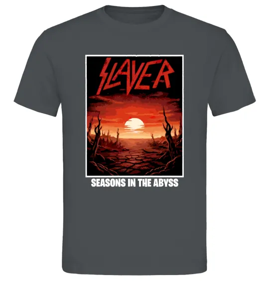 Чоловіча футболка Slayer season in the Abyss Графіт фото