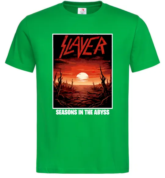 Чоловіча футболка Slayer season in the Abyss Зелений фото