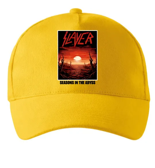 Кепка Slayer season in the Abyss Сонячно жовтий фото