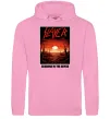 Мужская толстовка (худи) Slayer season in the Abyss Розовый фото