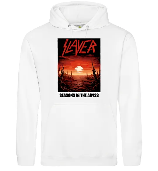 Жіноча толстовка (худі) Slayer season in the Abyss Білий фото