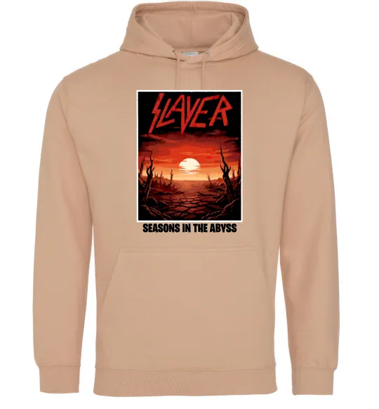 Жіноча толстовка (худі) Slayer season in the Abyss Пісочний фото