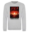 Світшот Slayer season in the Abyss Сірий меланж фото