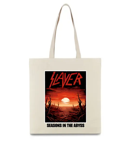Эко-сумка Slayer season in the Abyss Бежевый фото