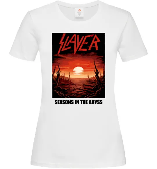 Жіноча футболка Slayer season in the Abyss Білий фото