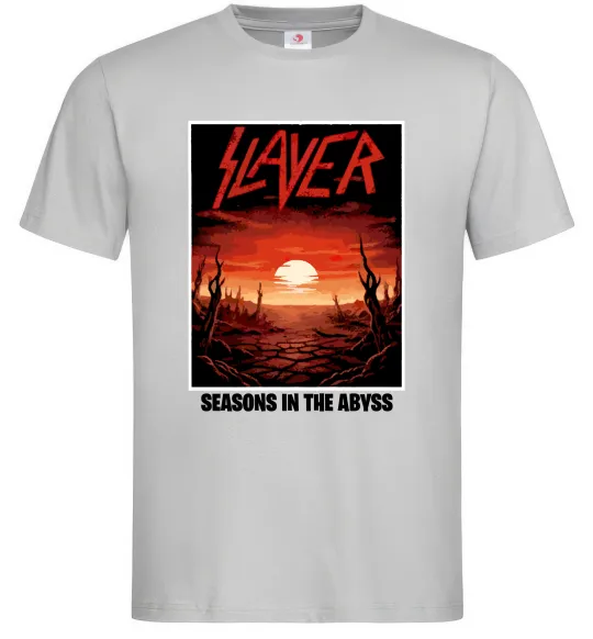 Чоловіча футболка Slayer season in the Abyss Сірий фото