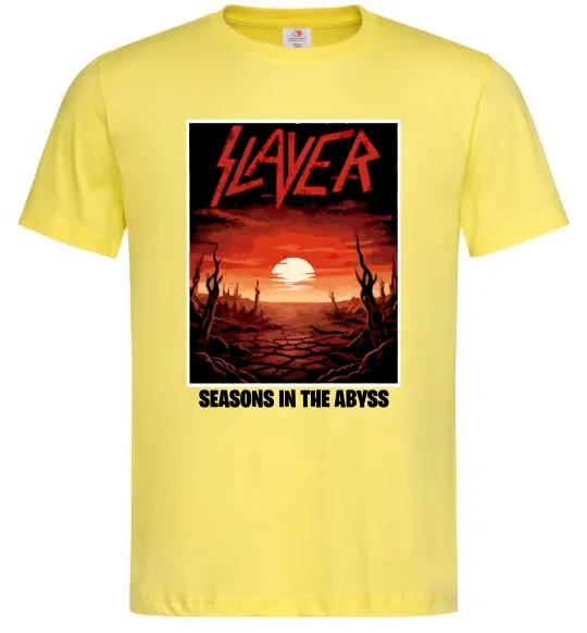 Чоловіча футболка Slayer season in the Abyss Лимонний фото