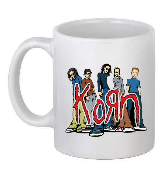 Чашка керамічна Korn art Білий фото
