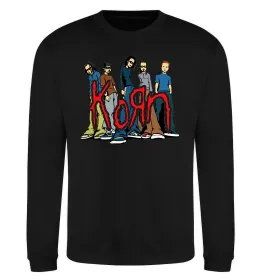 Свитшот Korn art Черный фото