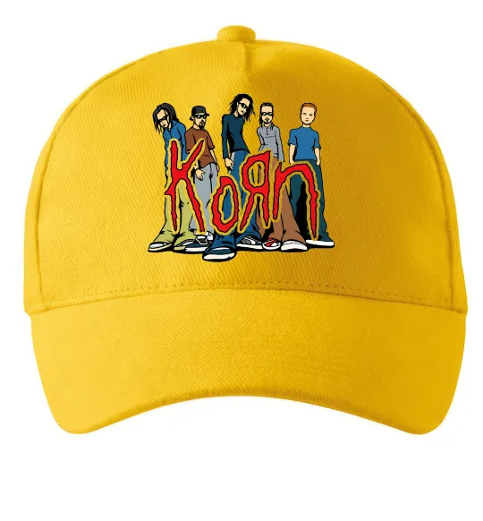Кепка Korn art Солнечно желтый фото