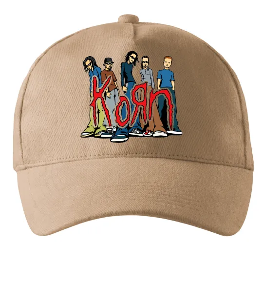 Кепка Korn art Песочный фото