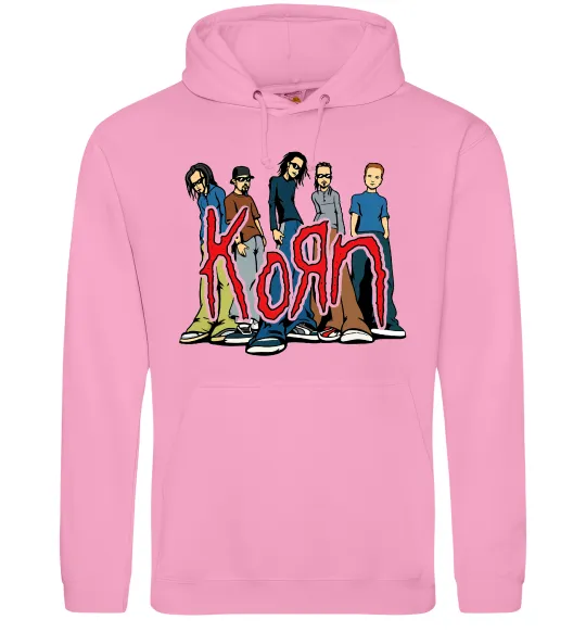 Женская толстовка (худи) Korn art Розовый фото