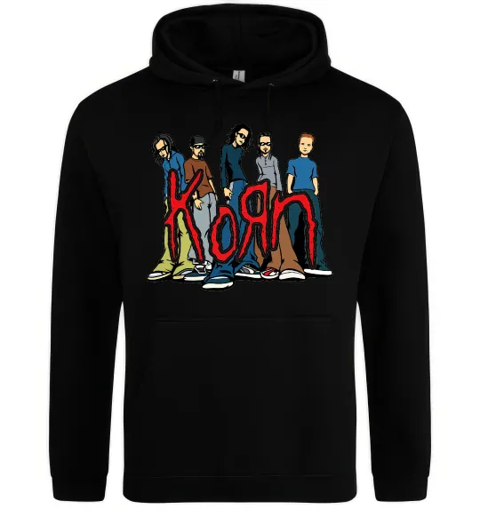 Жіноча толстовка (худі) Korn art Чорний фото