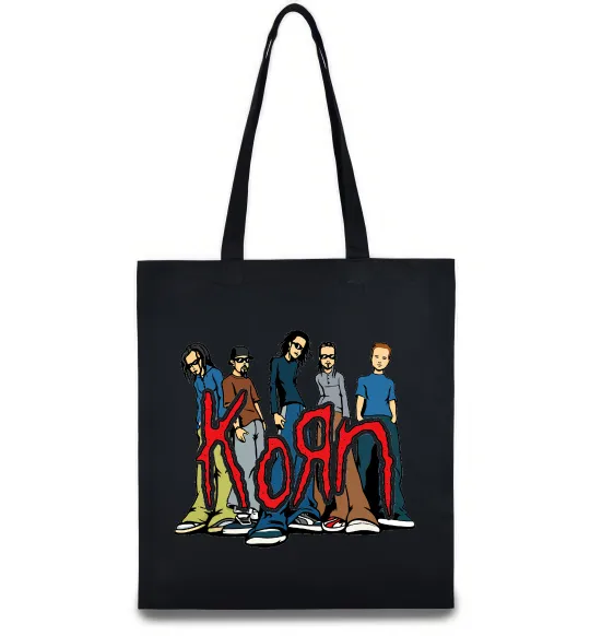 Еко-сумка Korn art Чорний фото