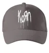 Кепка KORN logo Сірий фото