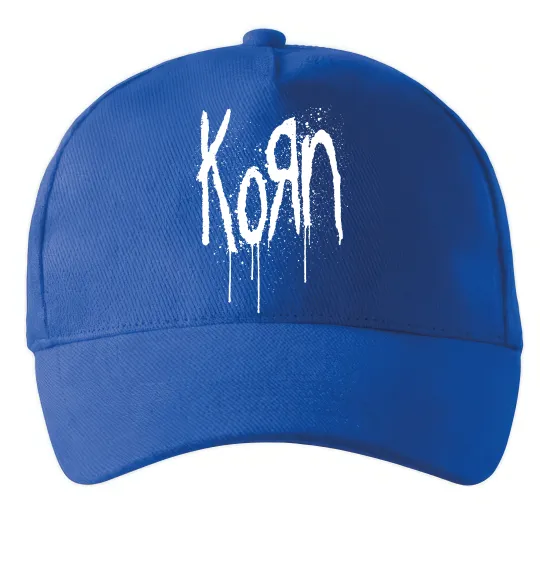 Кепка KORN logo Ярко-синий фото