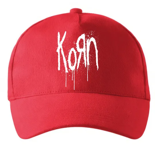 Кепка KORN logo Красный фото