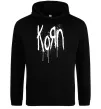 Женская толстовка (худи) KORN logo Черный фото