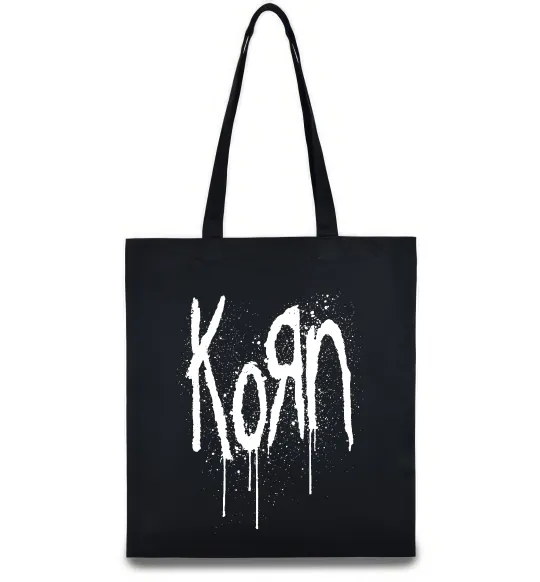 Еко-сумка KORN logo Чорний фото