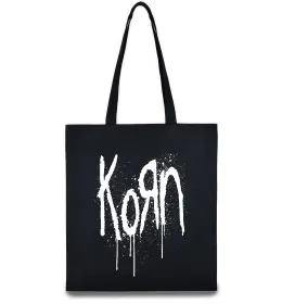 Эко-сумка KORN logo Черный фото
