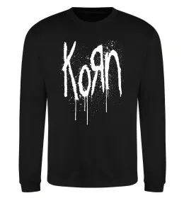 Свитшот KORN logo Черный фото