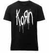 Чоловіча преміум футболка KORN logo Чорний фото