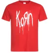 Мужская футболка KORN logo Красный фото