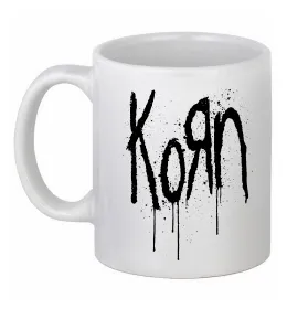 Чашка керамическая KORN logo Белый фото