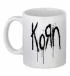 Чашка керамічна KORN logo Білий фото