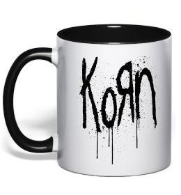 Чашка с цветной ручкой KORN logo