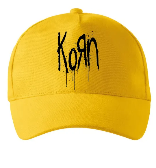 Кепка KORN logo Солнечно желтый фото