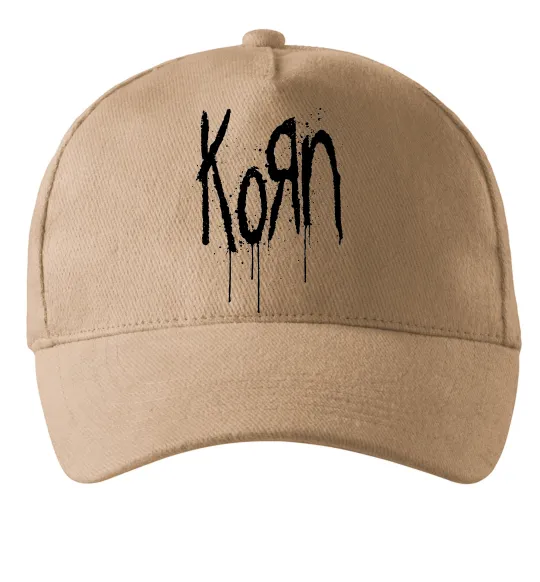Кепка KORN logo Песочный фото