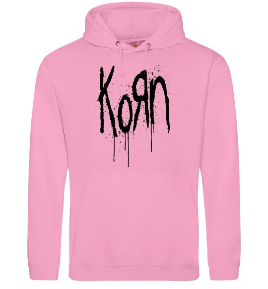 Чоловіча толстовка (худі) KORN logo Рожевий фото