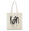 Еко-сумка KORN logo Бежевий Еко-сумка KORN logo Бежевий фото