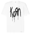 Футболка Оверсайз KORN logo Белый фото
