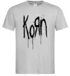 Мужская футболка KORN logo Серый фото