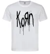 Мужская футболка KORN logo Белый фото