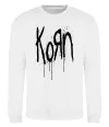 Світшот KORN logo Білий фото