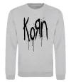 Світшот KORN logo Сірий меланж фото