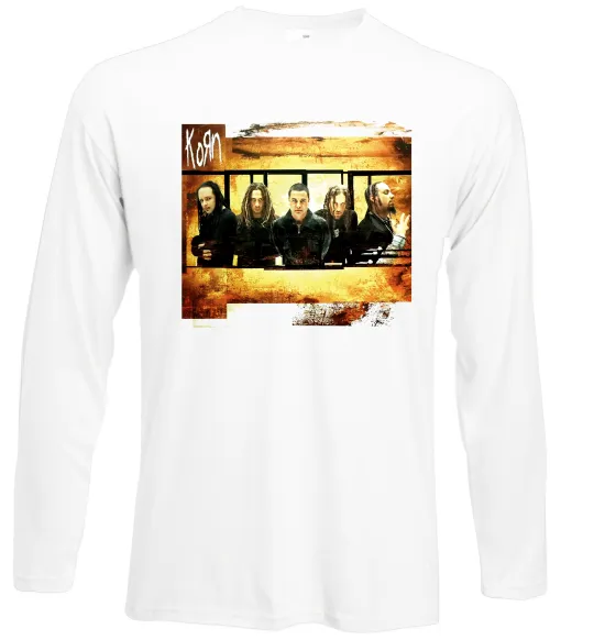 Лонгслів Корн Білий фото