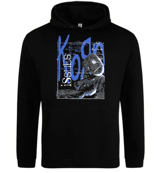Мужская толстовка (худи) KoЯn issues Черный фото