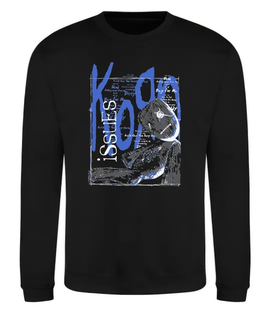 Світшот KoЯn issues Чорний фото