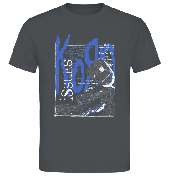 Мужская футболка KoЯn issues Графит фото