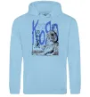 Чоловіча толстовка (худі) KoЯn issues Блакитний фото